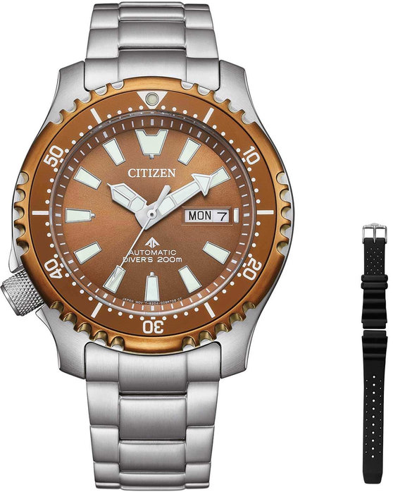 CITIZEN Promaster Marine Divers Automatic Silver Stainless Steel Bracelet Limited Edition Gift Set