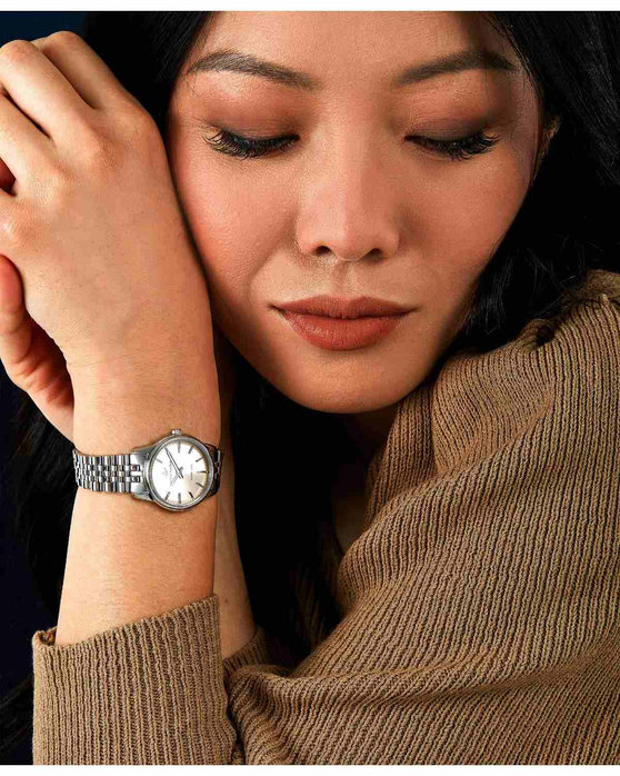 LUCIEN ROCHAT Iconic Silver Stainless Steel Bracelet