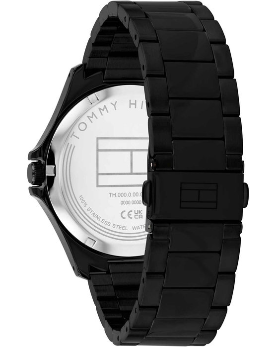 TOMMY HILFIGER Casual Black Stainless Steel Bracelet