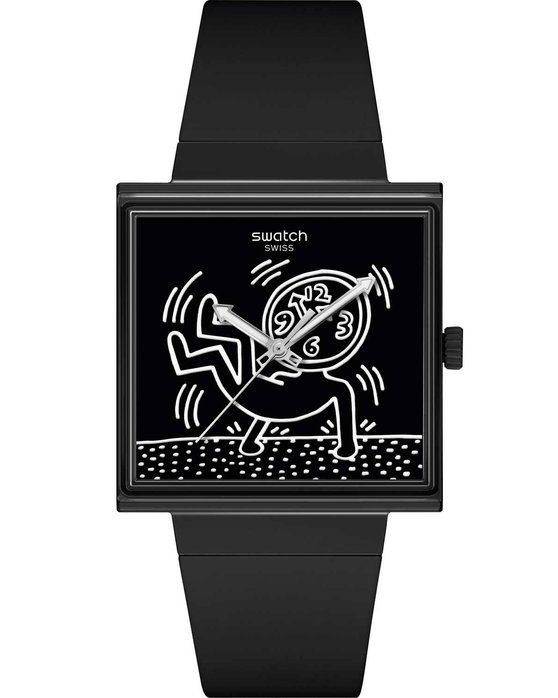 SWATCH Break Loose Black Biosourced Strap