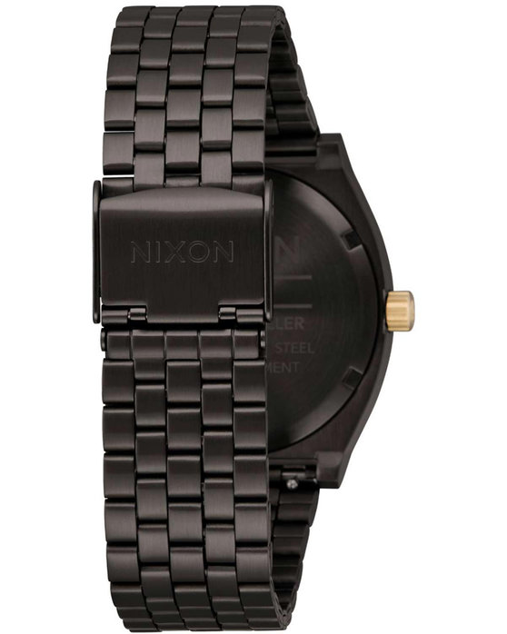 NIXON Time Teller Black Stainless Steel Bracelet