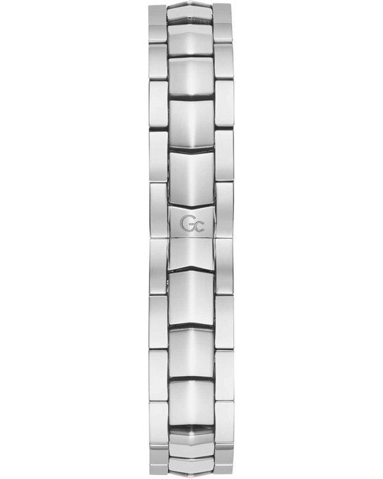 GUESS Collection Illusion Crystals Silver Stainless Steel Bracelet