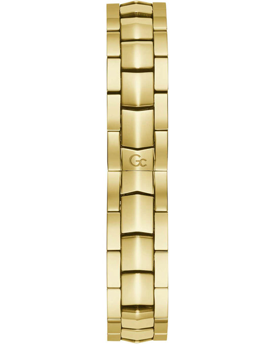 GUESS Collection Illusion Crystals Gold Stainless Steel Bracelet