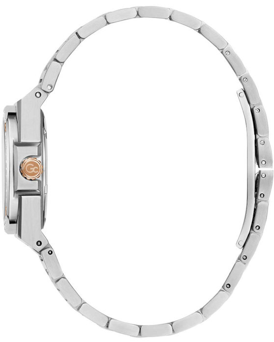 GUESS Collection Coussin Shape Min Crystals Silver Stainless Steel Bracelet