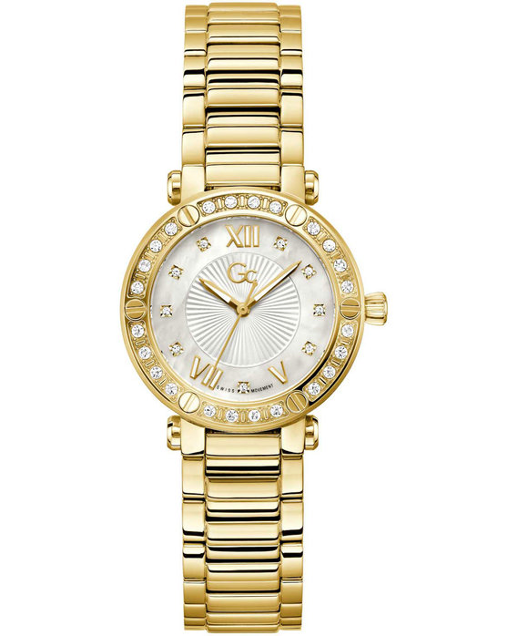 GUESS Collection Aura Crystals Gold Stainless Steel Bracelet