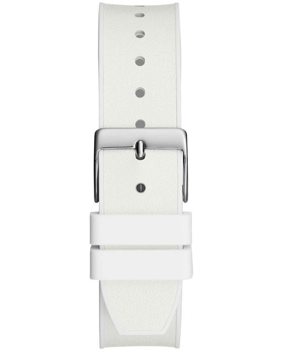 GUESS Iconic 40th Zircons White Combined Materials Strap