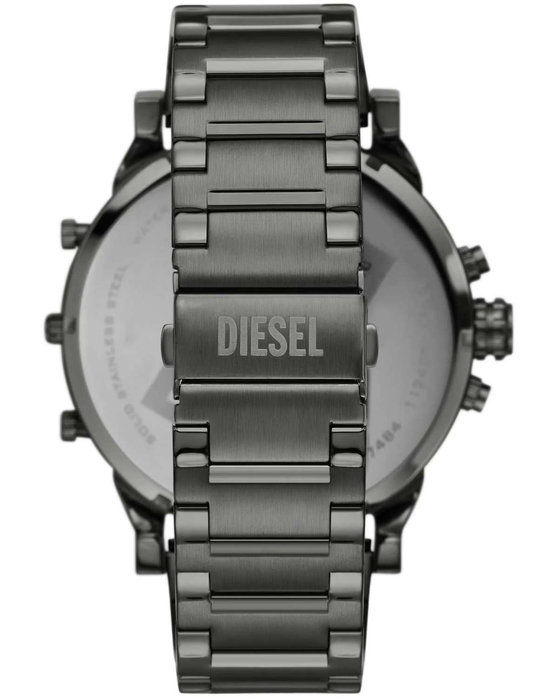 DIESEL Mr Daddy 2.0 Quad Time Chronograph Black Stainless Steel Bracelet