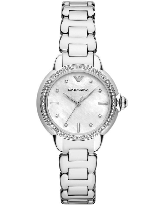 EMPORIO ARMANI Mia Crystals Silver Stainless Steel Bracelet