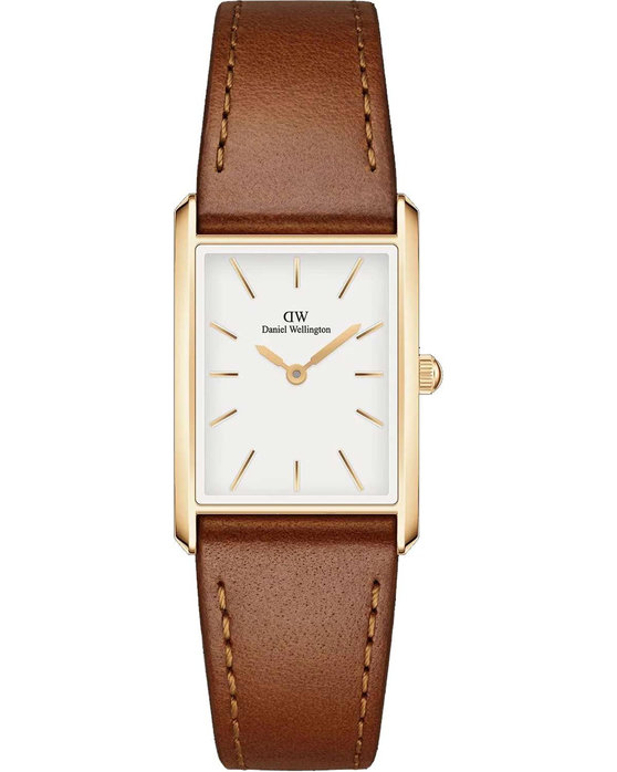 DANIEL WELLINGTON Bound Brown Leather Strap