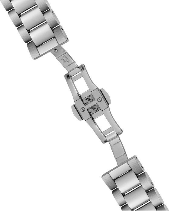 INGERSOLL Arc Automatic Dual Time Silver Stainless Steel Bracelet