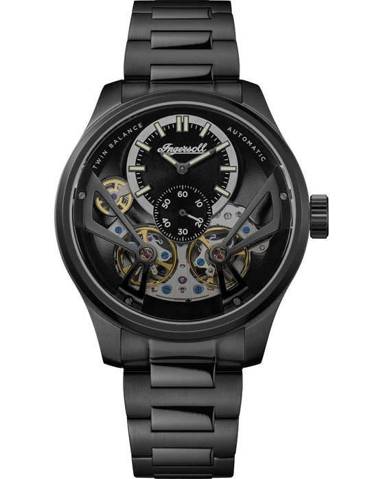 INGERSOLL Naismith Automatic Black Stainless Steel Bracelet