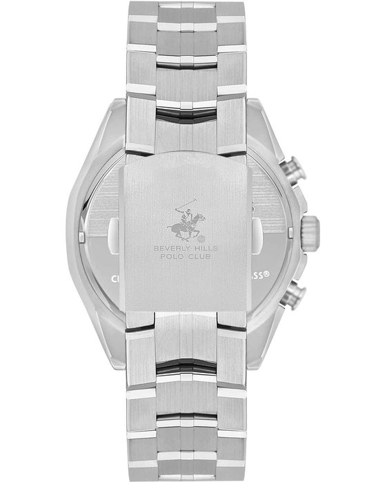 BEVERLY HILLS POLO CLUB Silver Stainless Steel Bracelet