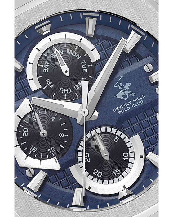 BEVERLY HILLS POLO CLUB Blue Rubber Strap