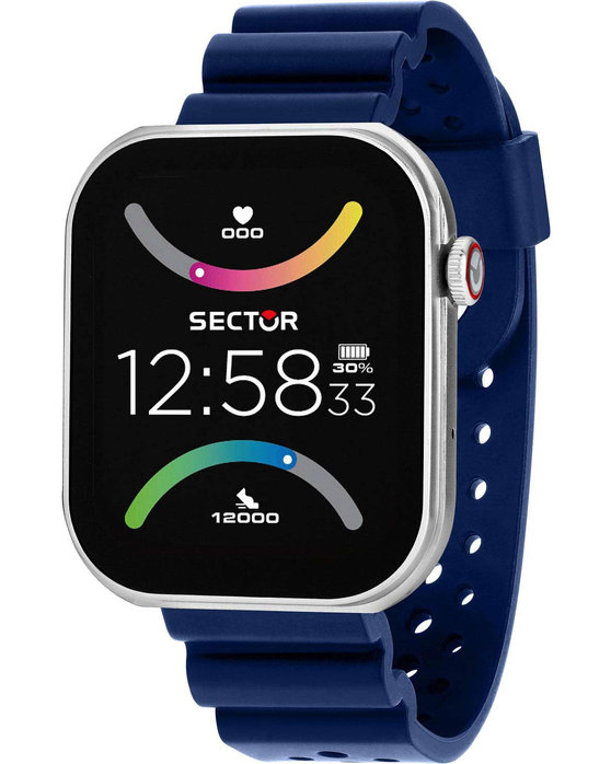 SECTOR S03 Smartwatch Blue Plastic Strap