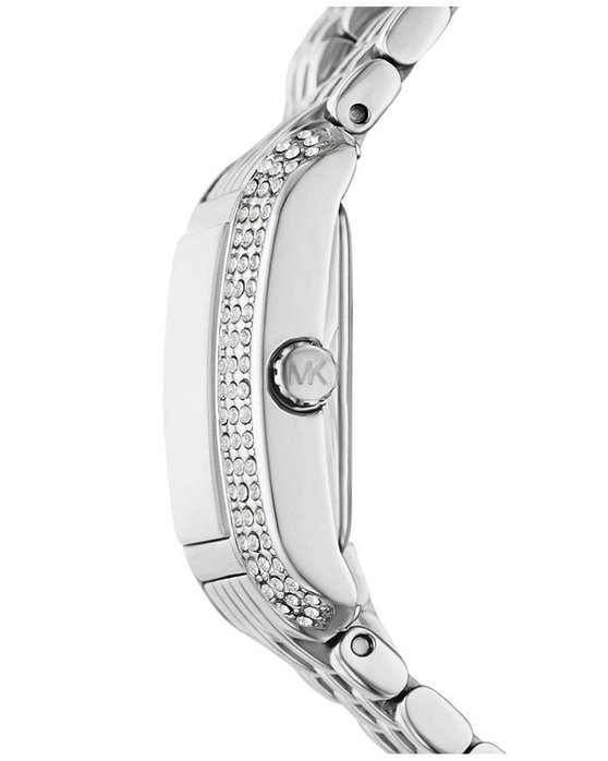 MICHAEL KORS Emery Crystals Silver Stainless Steel Bracelet