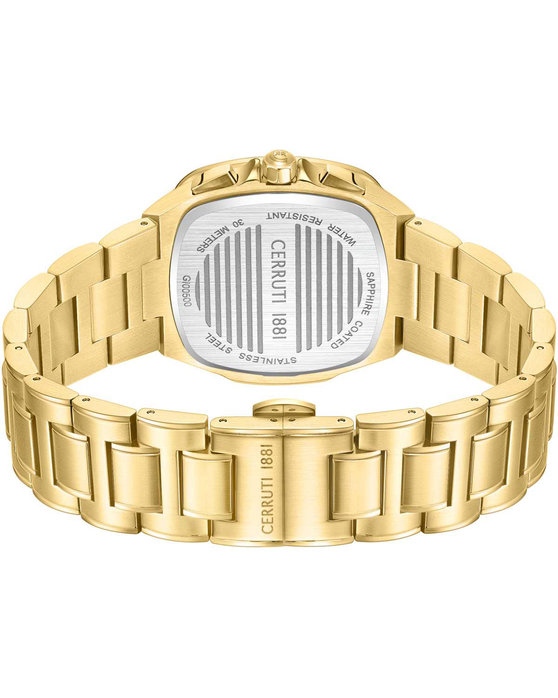 CERRUTI Casale Chronograph Gold Stainless Steel Bracelet