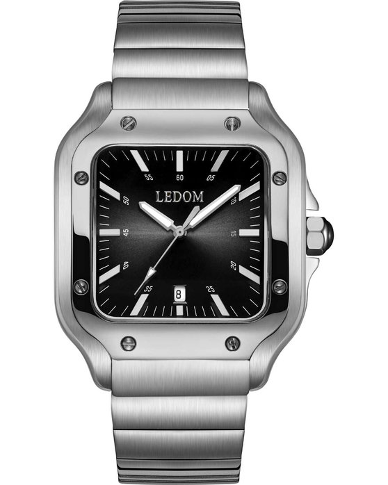 LEDOM Vanguard Silver Stainless Steel Bracelet