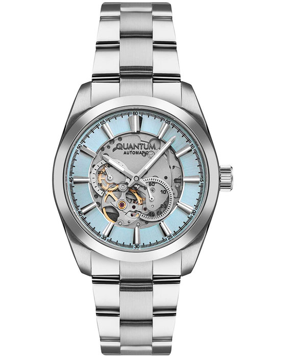 QUANTUM Q-Master Automatic Silver Metallic Bracelet