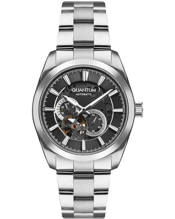 QUANTUM Q-Master Automatic Silver Metallic Bracelet