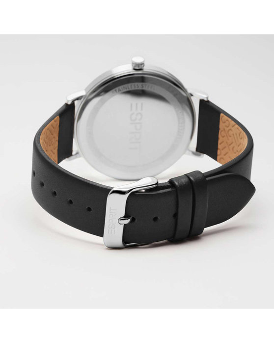 ESPRIT Everyday Black Leather Strap