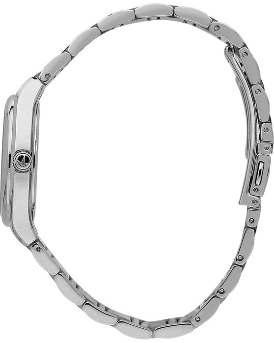 LUCIEN ROCHAT Avenue Diamonds Silver Stainless Steel Bracelet