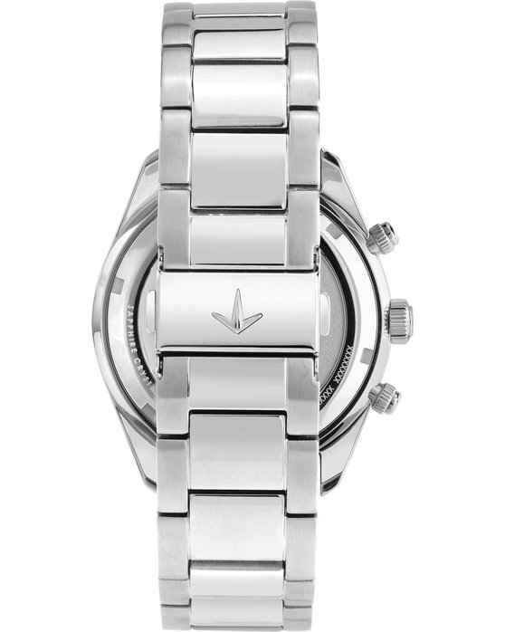 LUCIEN ROCHAT Leman Chronograph Silver Stainless Steel Bracelet