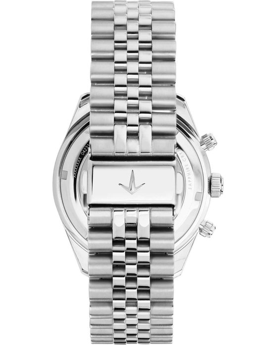 LUCIEN ROCHAT Leman Chronograph Silver Stainless Steel Bracelet