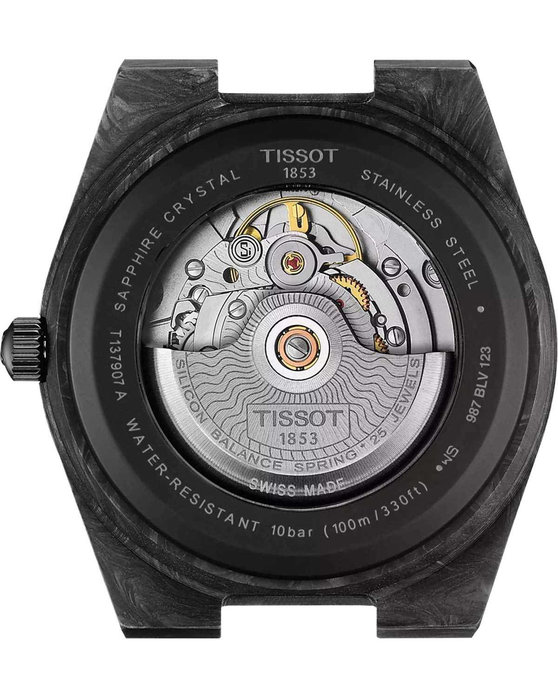 TISSOT T-Classic PRX Powermatic 80 Automatic Black Rubber Strap