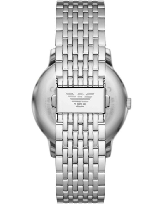 EMPORIO ARMANI Minimalist Silver Stainless Steel Bracelet