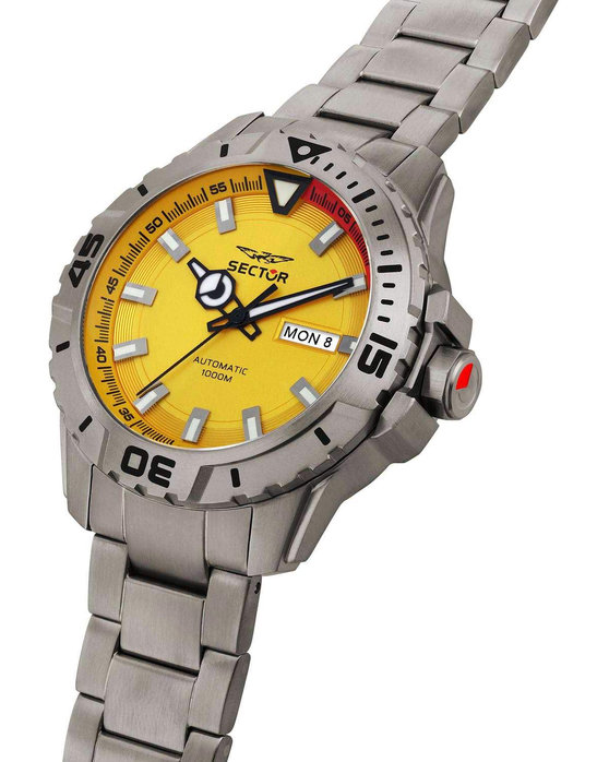 SECTOR Legend Divers Automatic Silver Titanium Bracelet