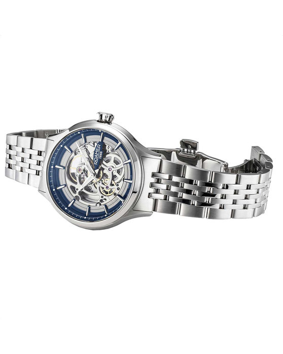 ROAMER Competence Skeleton Automatic Silver Stainless Steel Bracelet