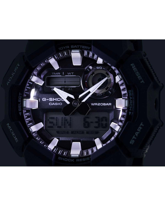 G-SHOCK Dual Time Chronograph Black Bio-based Resin Strap