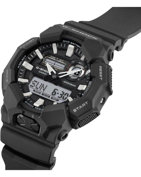 G-SHOCK Dual Time Chronograph Black Bio-based Resin Strap