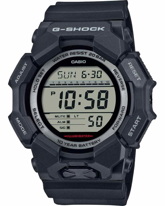 G-SHOCK Dual Time Chronograph Black Bio-based Resin Strap