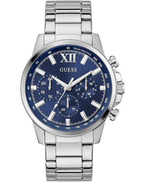 GUESS Walker Silver Stainless Steel Bracelet