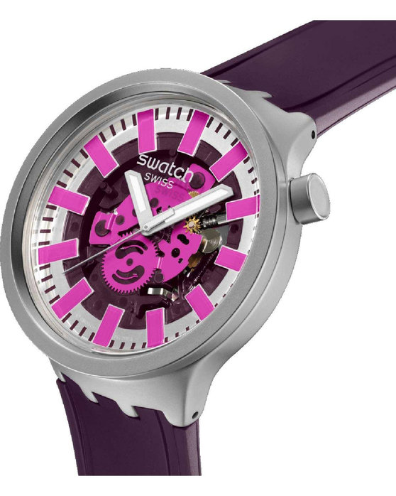 SWATCH Audacious Acai Purple Silicone Strap