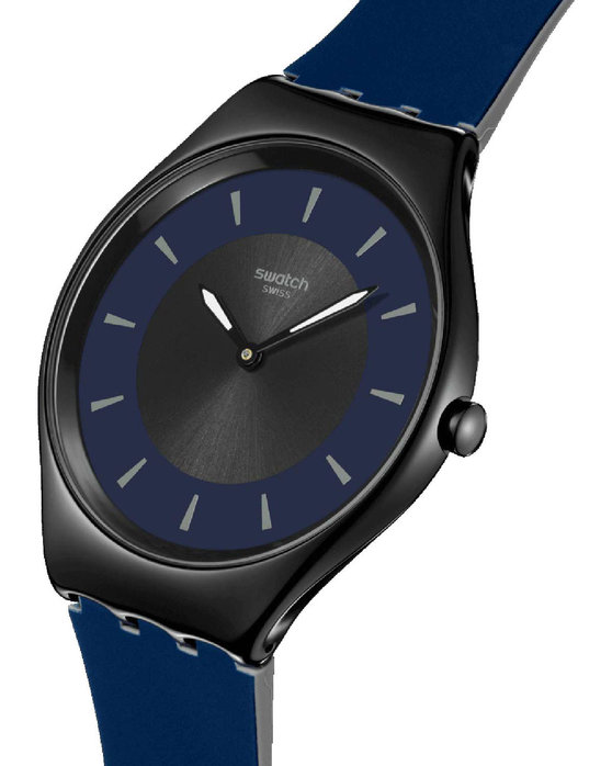 SWATCH Duet Dusk Blue Silicone Strap