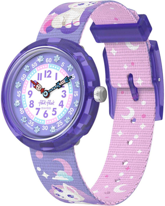 FLIK FLAK Cosmicat Multicolor Plastic Strap