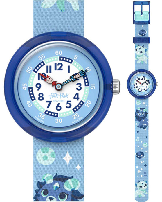 FLIK FLAK Cosmiclion Multicolor Plastic Strap