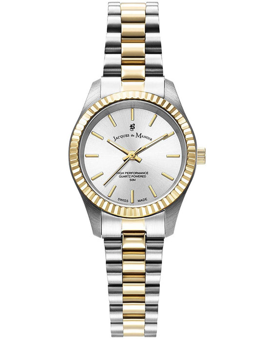 JACQUES DU MANOIR Inspiration Prime Two Tone Stainless Steel Bracelet