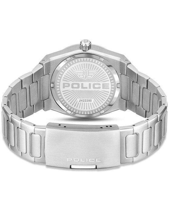 POLICE Ofset Silver Stainless Steel Bracelet