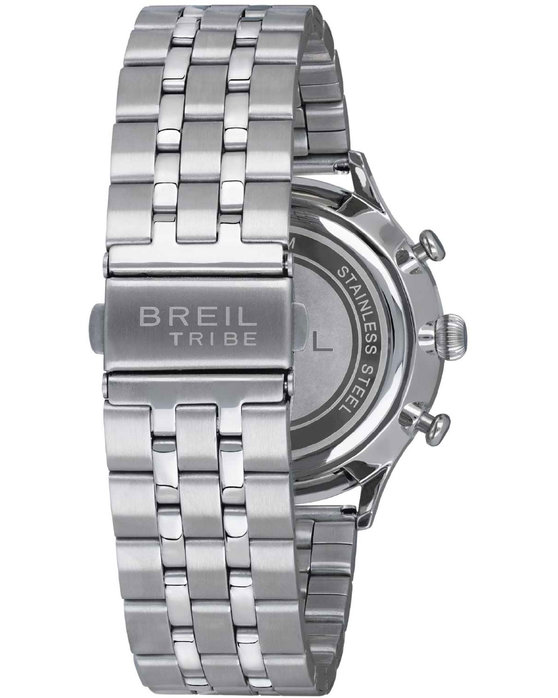 BREIL Tribe Classy Chronograph Silver Stainless Steel Bracelet