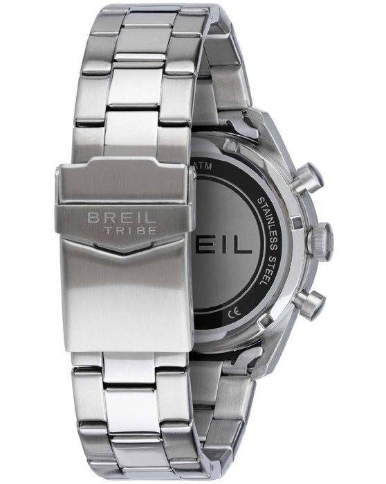 BREIL Tribe Classic Elegance Chronograph Silver Stainless Steel Bracelet