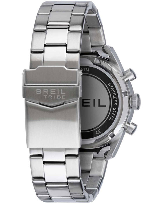 BREIL Tribe Classic Elegance Chronograph Silver Stainless Steel Bracelet