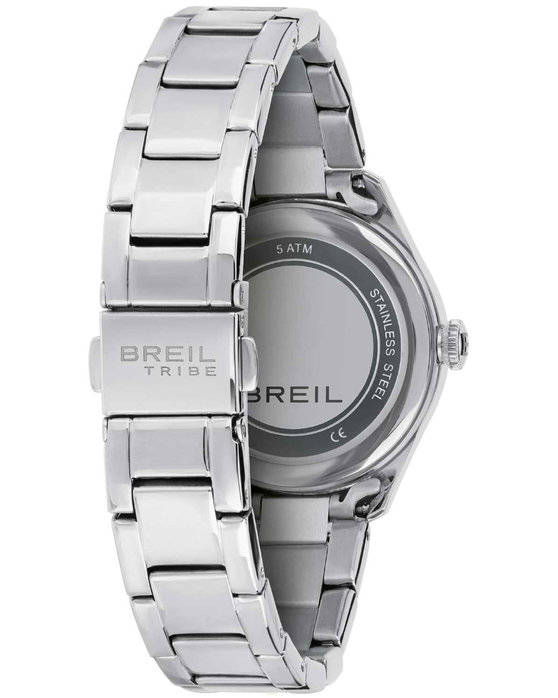 BREIL Tribe Classic Elegance Crystals Silver Stainless Steel Bracelet