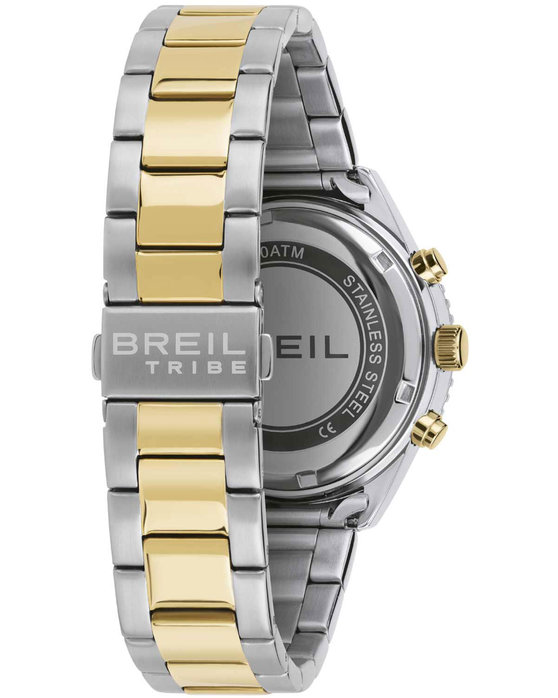 BREIL Tribe Overhand Chronograph Two Tone Stainless Steel Bracelet