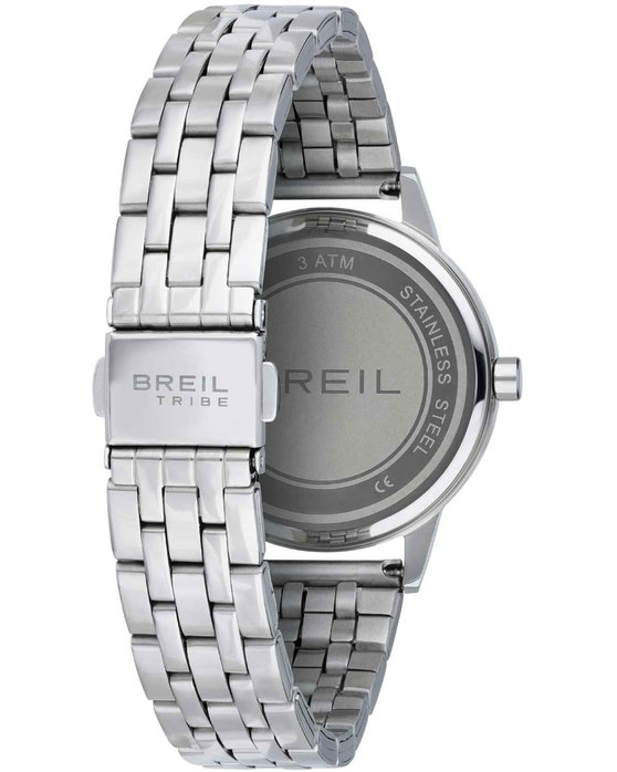 BREIL Tribe Twinkle Sky Crystals Silver Stainless Steel Bracelet