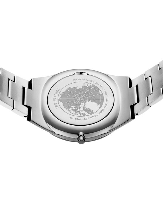 BERING Ultra Slim Silver Stainless Steel Bracelet