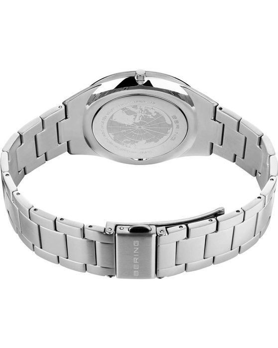 BERING Ultra Slim Silver Stainless Steel Bracelet