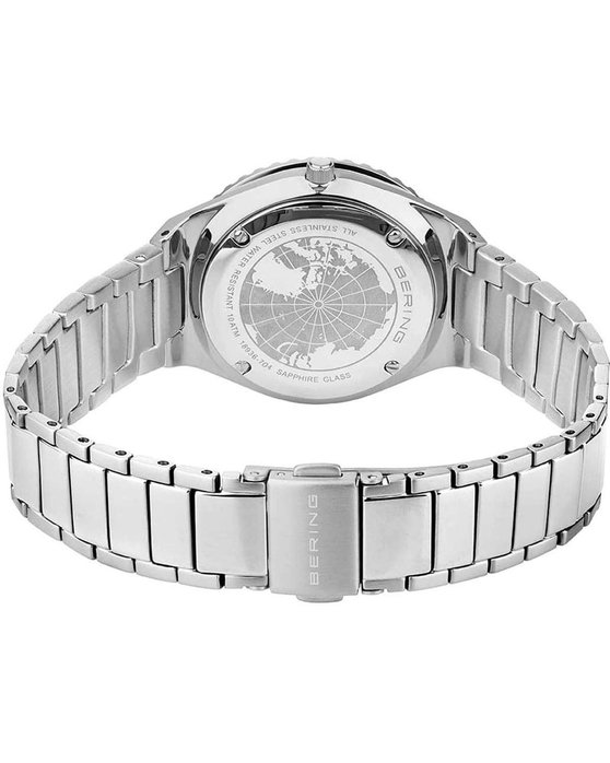 BERING Classic Crystals Silver Stainless Steel Bracelet